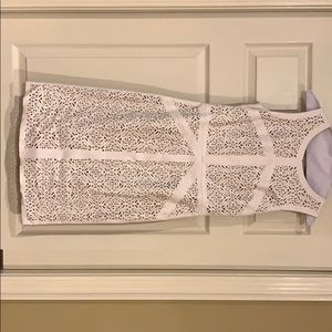 Cute Antonio Melani ivory and tan dress size 2